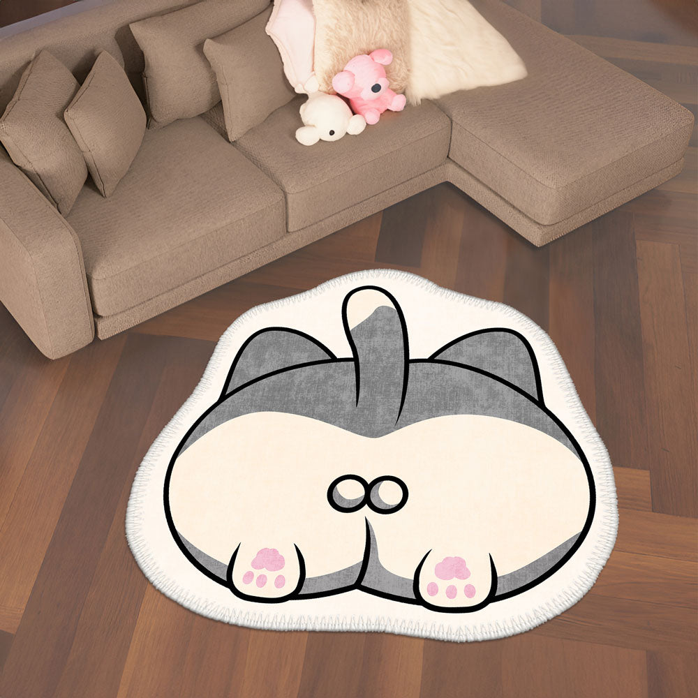 Dog Funny Machine Washable Area Rug