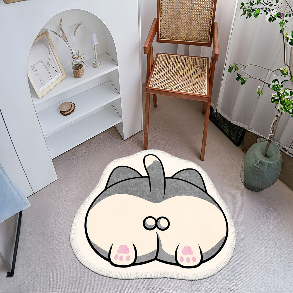 Dog Funny Machine Washable Area Rug