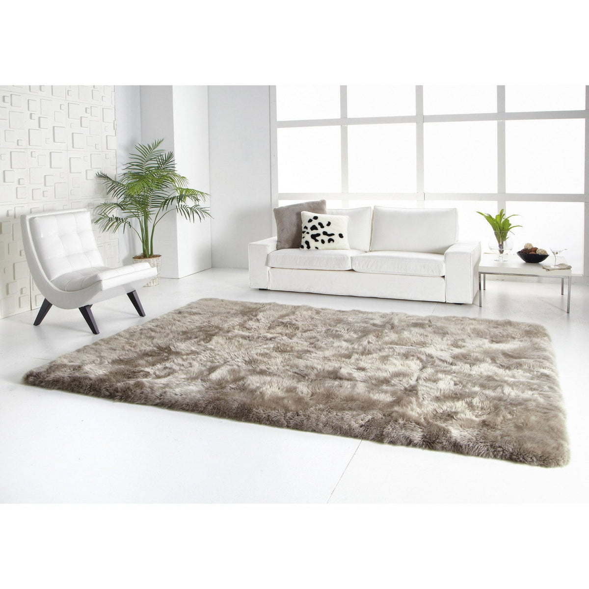 Design Rug Longwool Sheepskin Vole 2