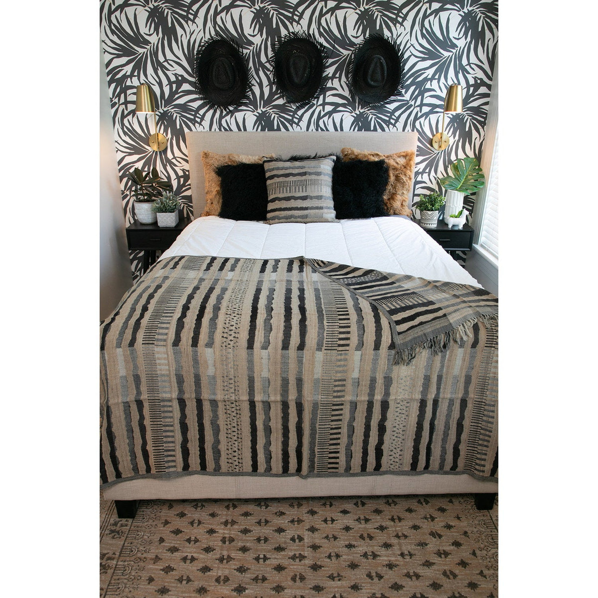 Safari Throw Wool/silk Multi 3