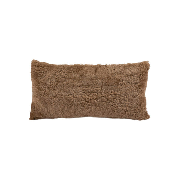SW Curly Sheepskin Cushion Butterscotch #_shape=Lumbar