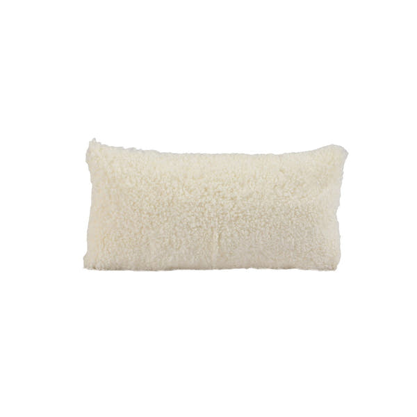 SW Curly Sheepskin Cushion Off White #_shape=Lumbar
