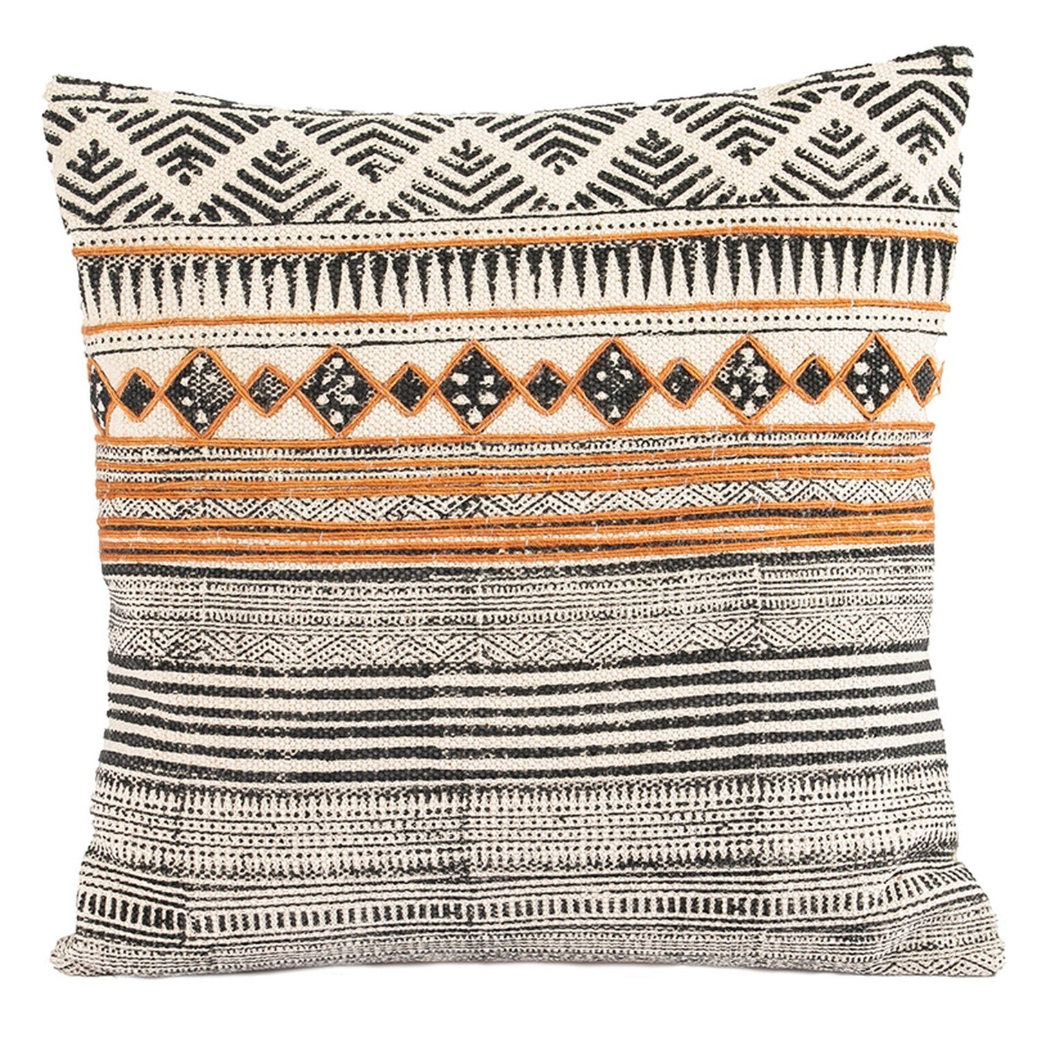 Cotton Cushion RINA Orange Multi 3