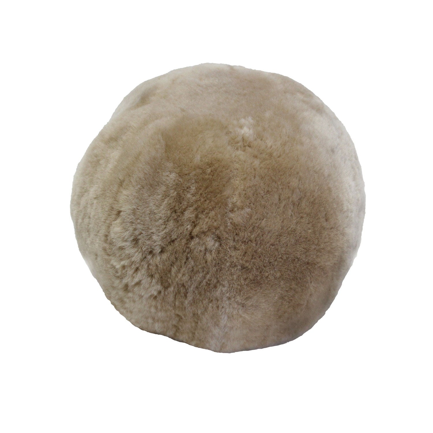 Short Wool Sheepskin Cushion Nappa #_shape=Ball