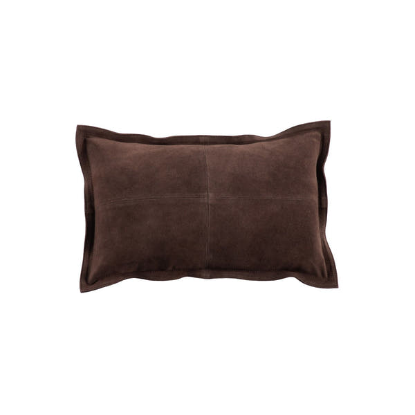 Suede Cowhide Cushion Java #_shape=Lumbar