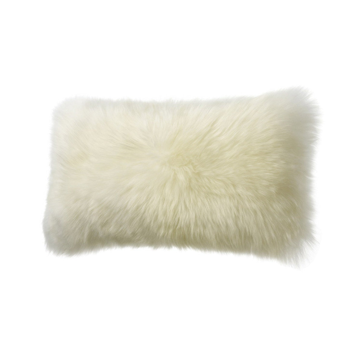 Cushion Longwool Sheepskin Ivory #_shape=Lumbar