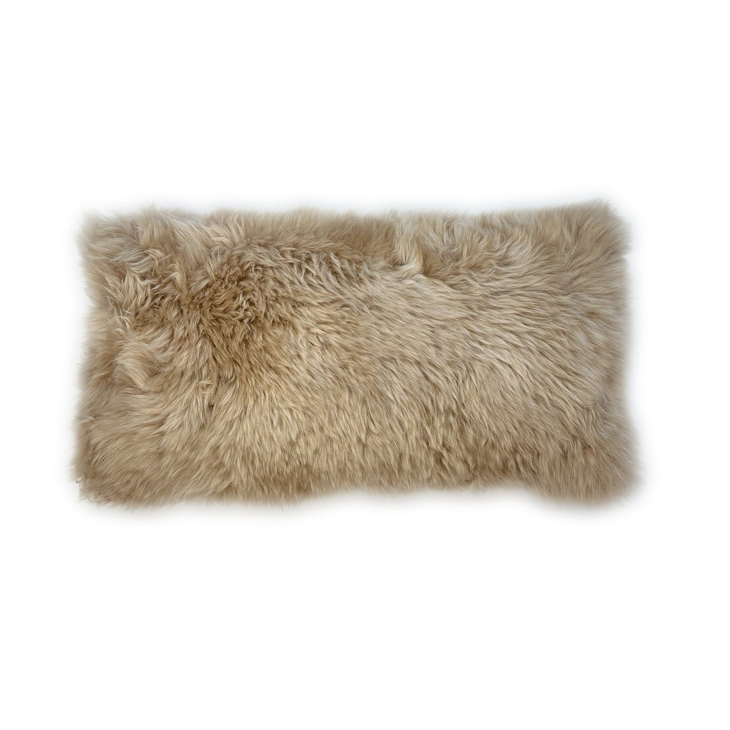 Cushion Longwool Sheepskin Nappa #_shape=Lumbar