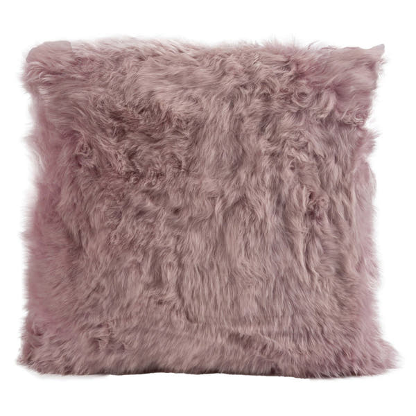 Longwool Sheepskin Cushion Fleur #_shape=Square