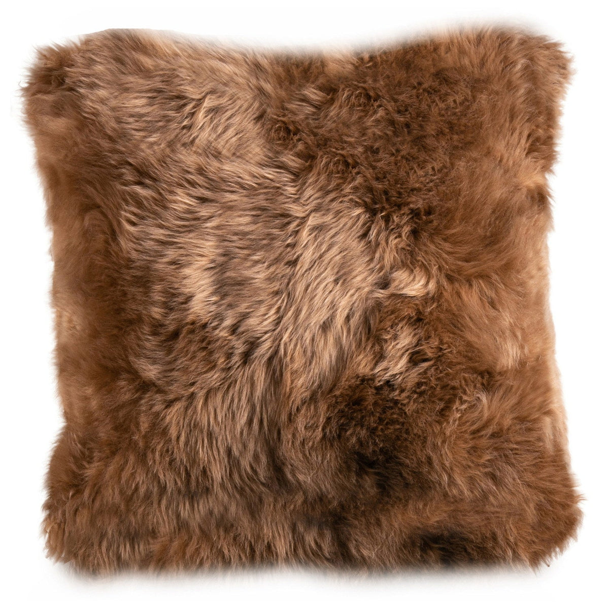 Longwool Sheepskin Cushion Granola #_shape=Square