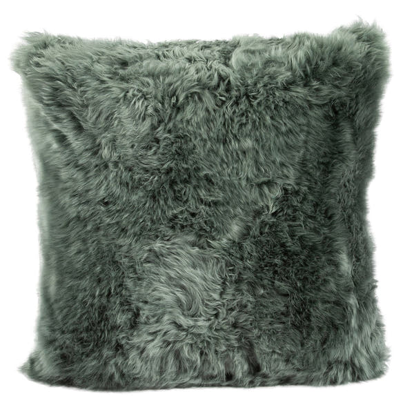 Longwool Sheepskin Cushion Laurel #_shape=Square