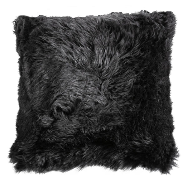 Longwool Sheepskin Cushion Steel #_shape=Square