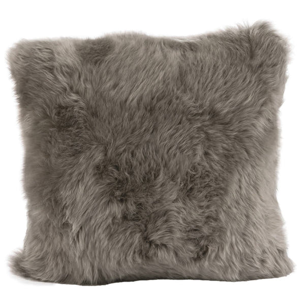 Longwool Sheepskin Cushion Vole #_shape=Square