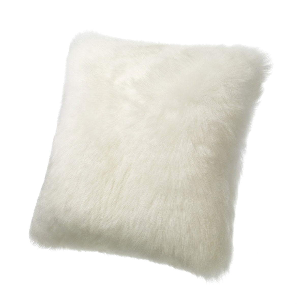 Longwool Sheepskin Cushion Ivory 2