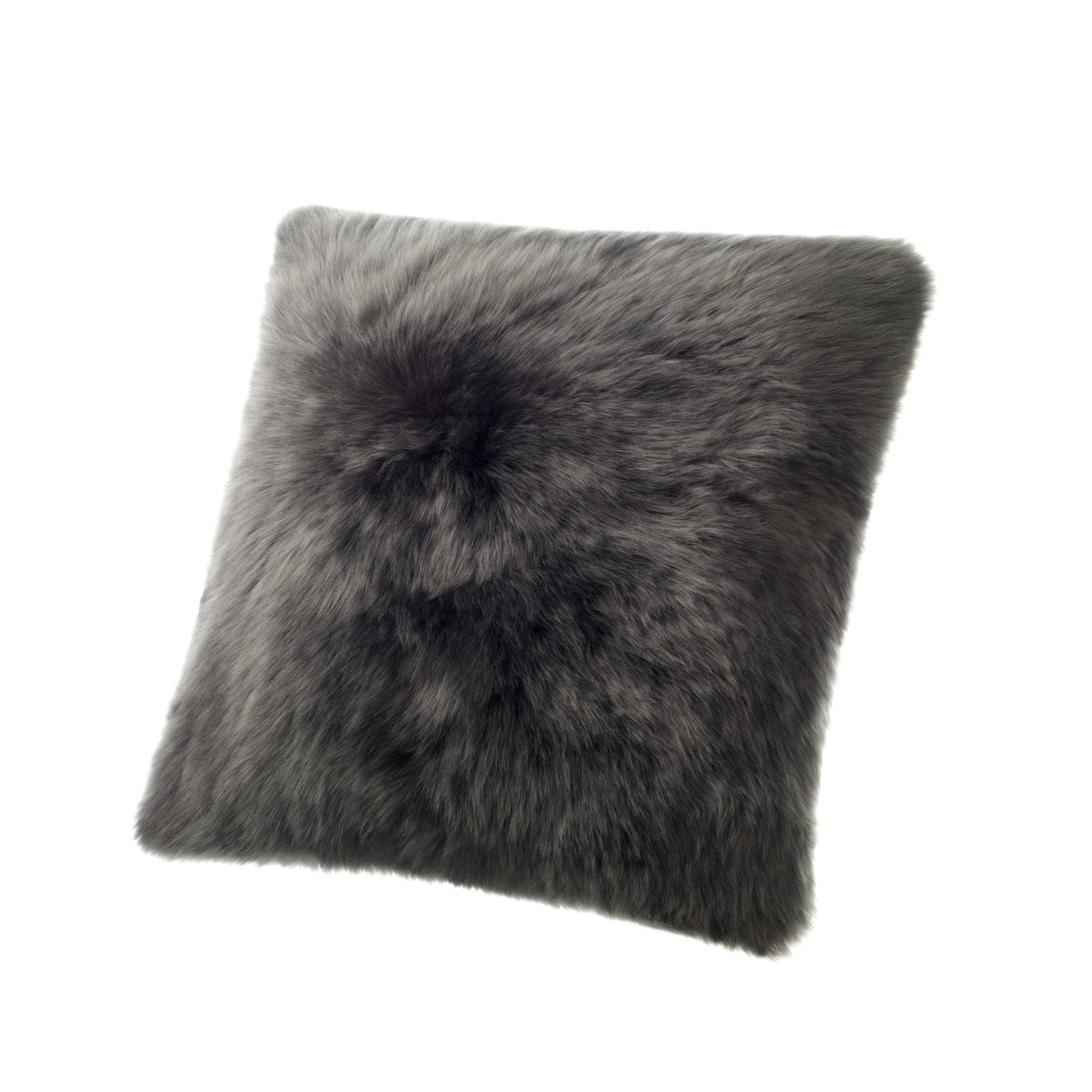 Longwool Sheepskin Cushion Steel 2