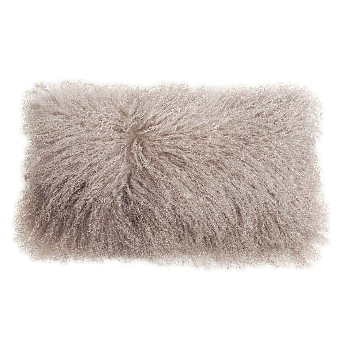Longwool Tibetan Lamb Cushion Tibetan Sheepskin Birch #_shape=Lumbar