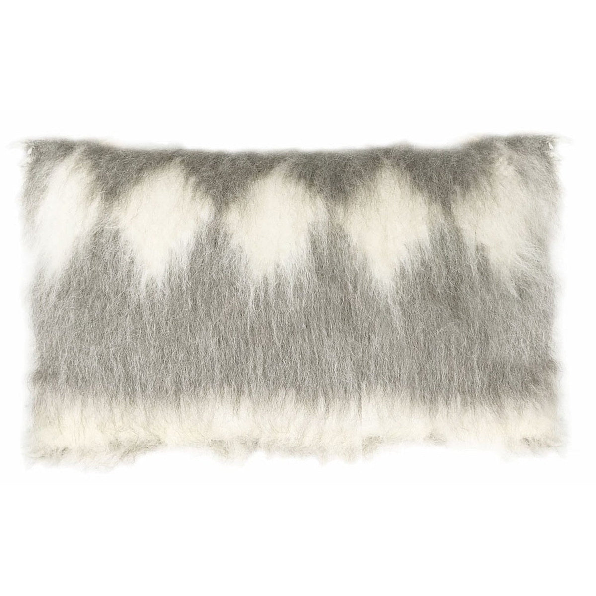 Wool Cushion Torrey Rectangle 40x70cm Grey/White #_shape=Square