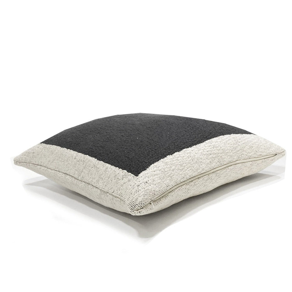 Cotton Cushion Wilson 50cm Grey/White 3