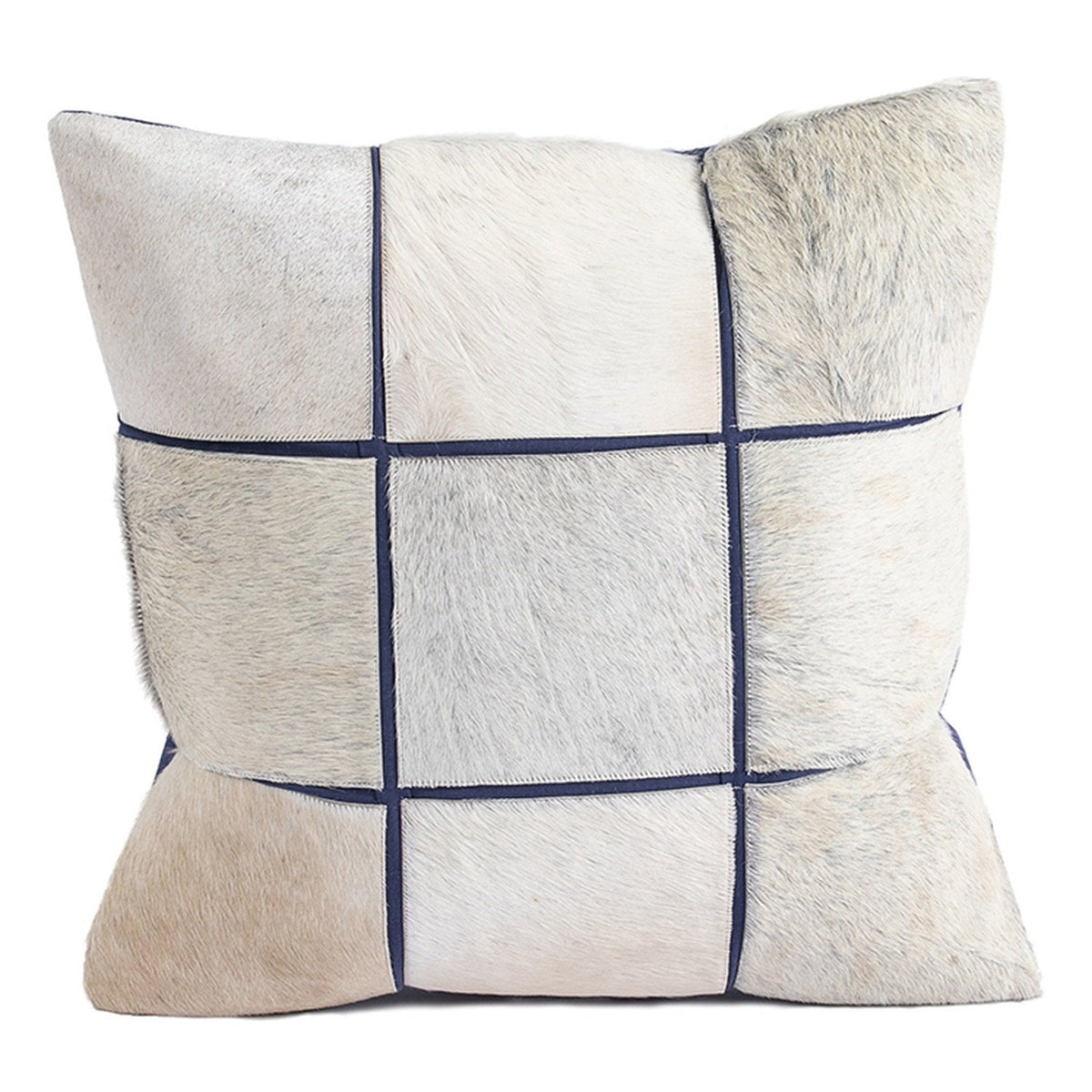 Cowhide Cushion Segments 50x50cm Multi #_shape=Square