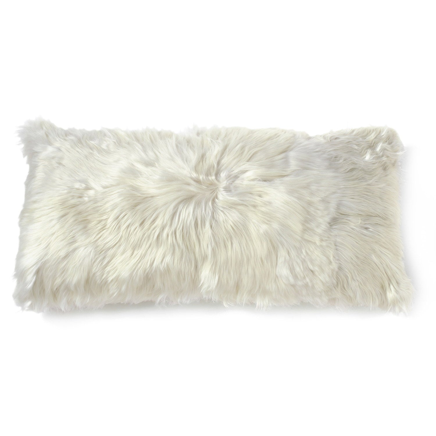 Alpaca Suri Cushion Ivory #_shape=Lumbar