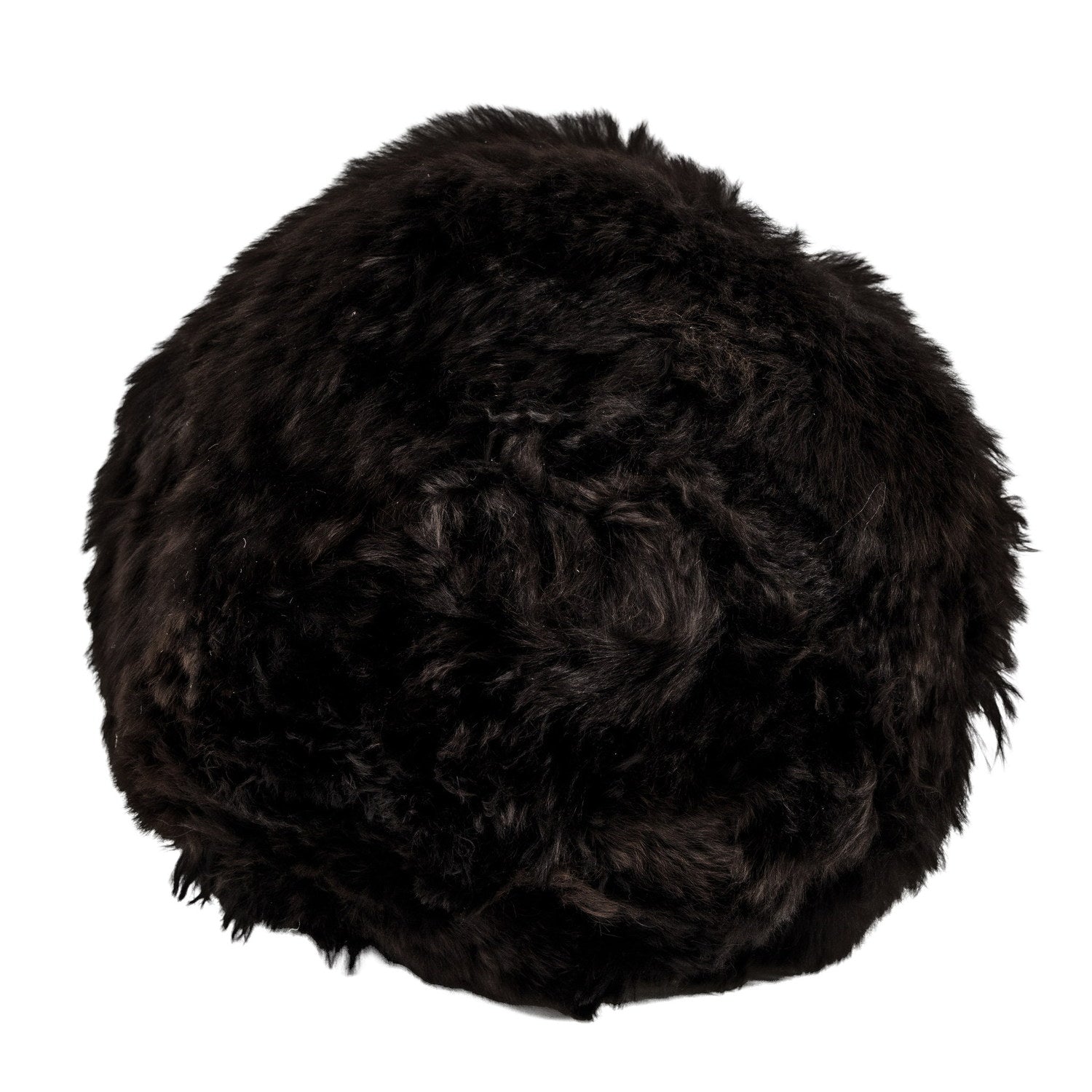 Alpaca Suri Cushion Dark Brown 3
