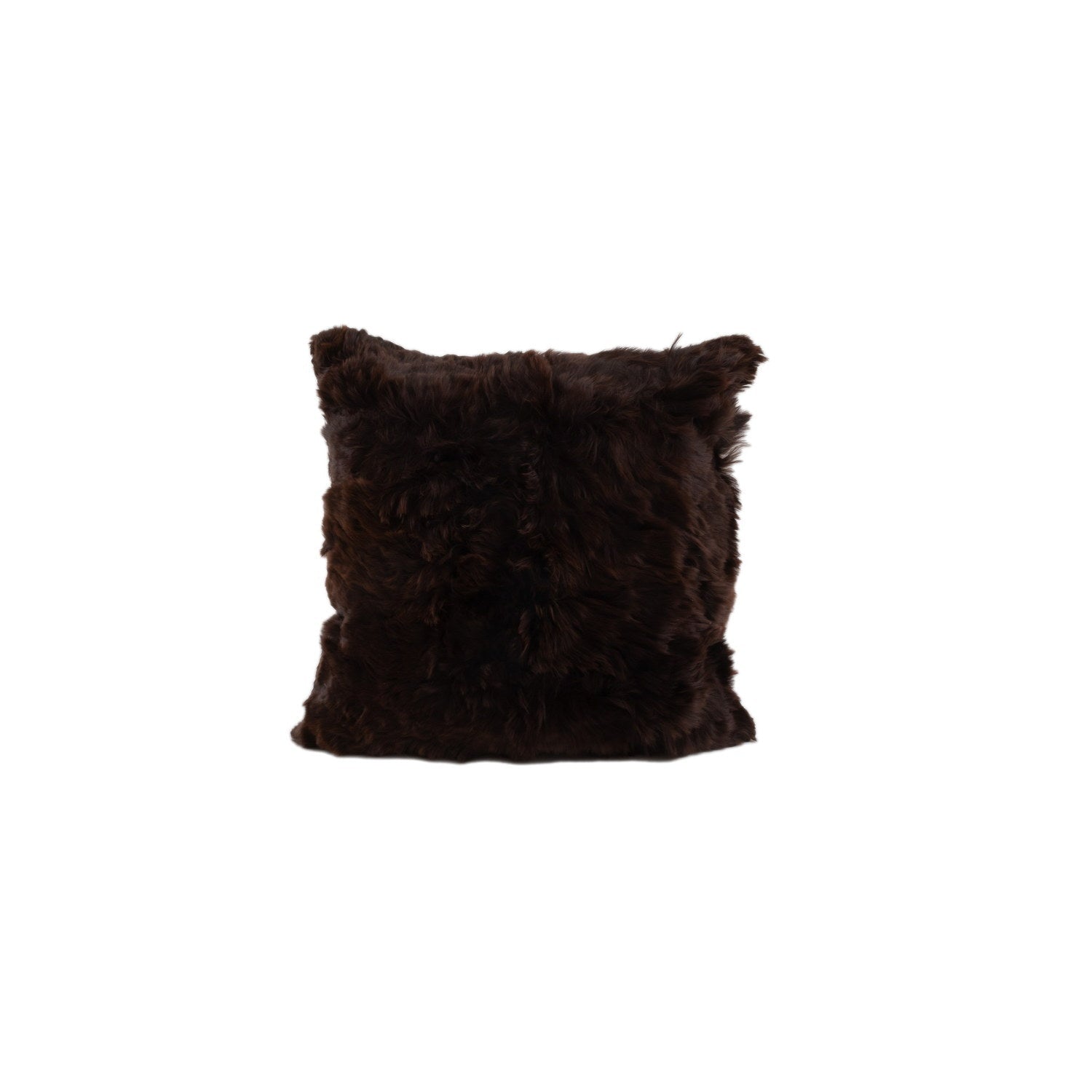 Alpaca Suri Cushion Brown 2