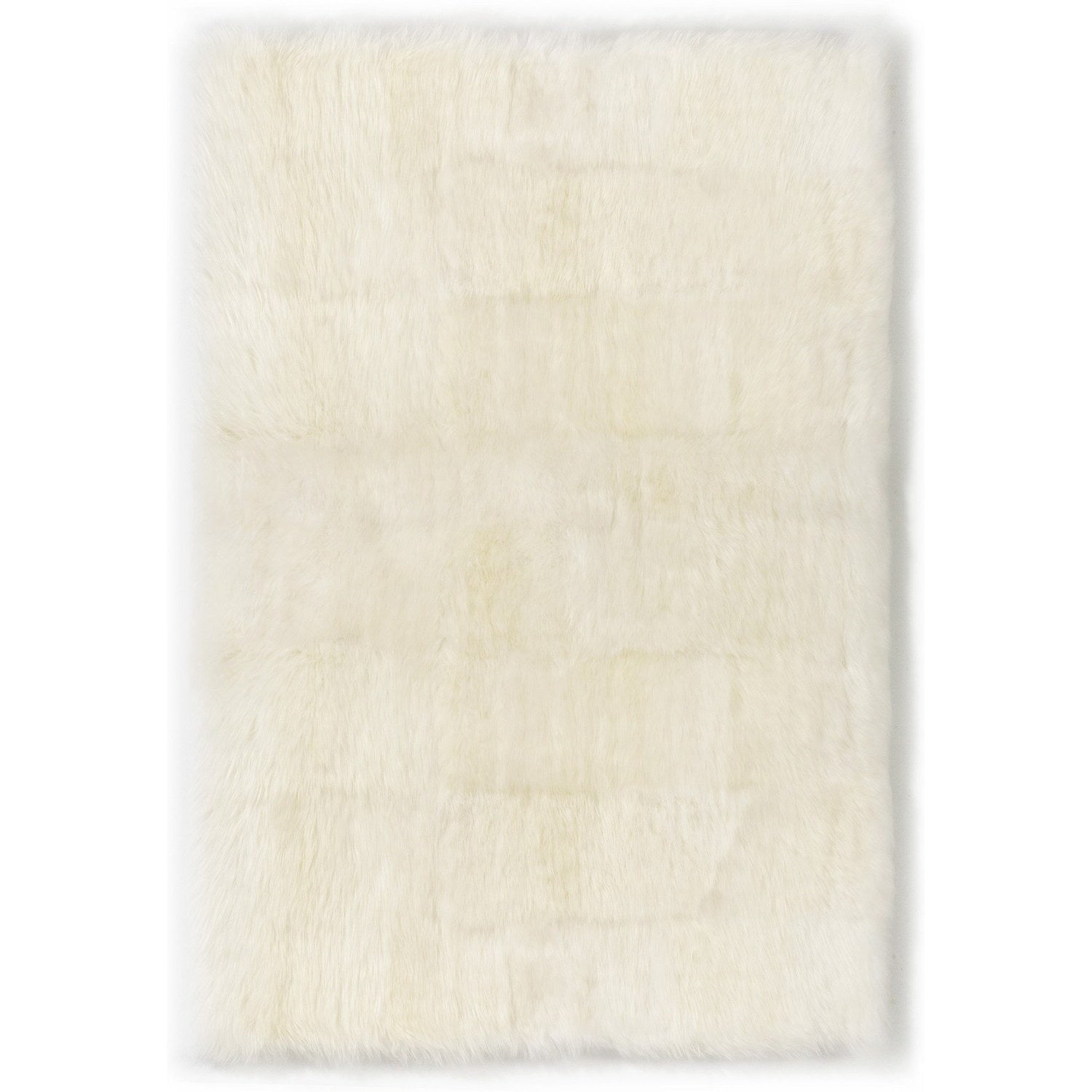 Design Rug Longwool Sheepskin Ivory #_shape=Rectangle