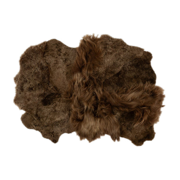 Icelandic Design Rug Multilayer Sheepskin Caramel #_shape=Rectangle