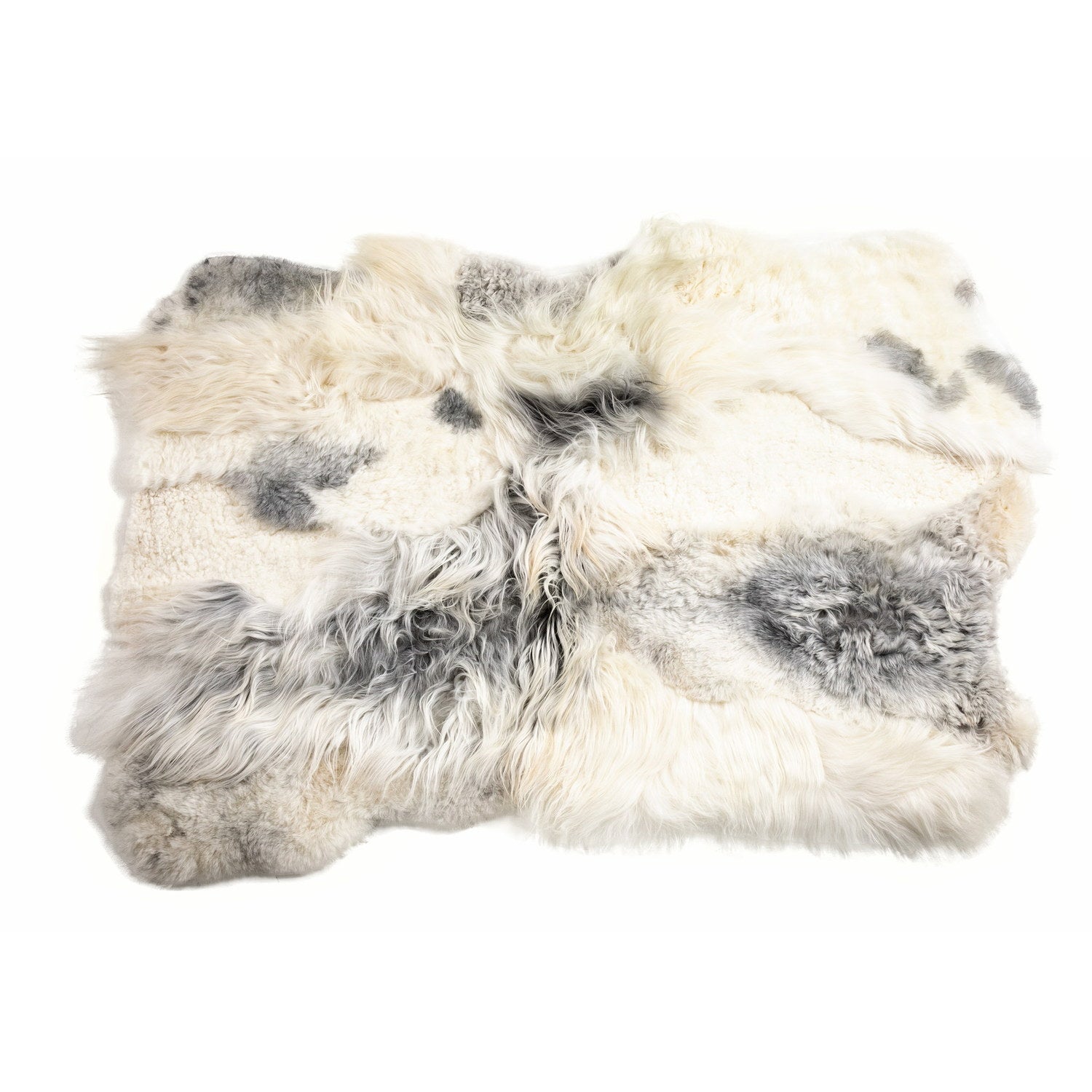 Icelandic Design Rug Multilayer & Sheepskin Natural Grey #_shape=Rectangle