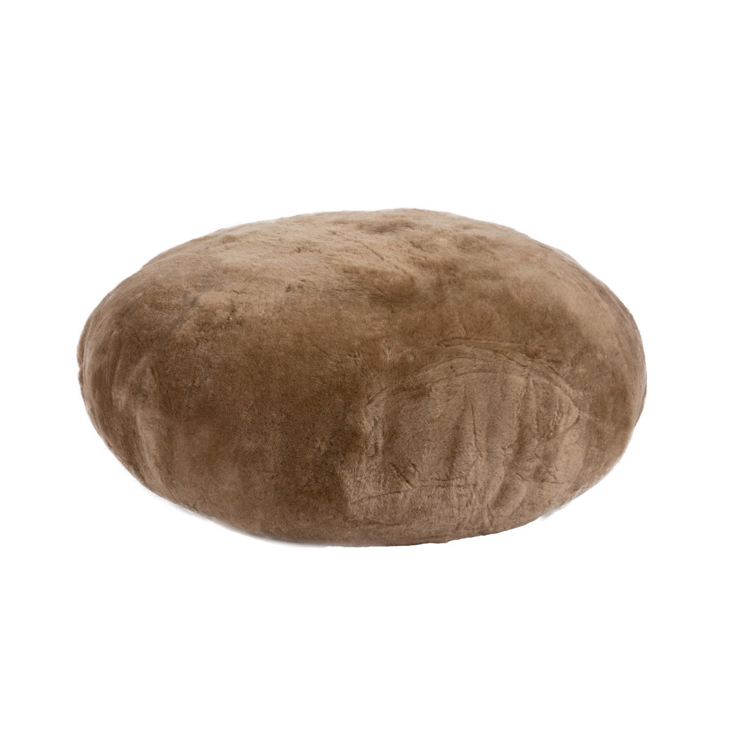 Furniture Ottoman Shearling 28x60cm Butterscotch #_shape=Round
