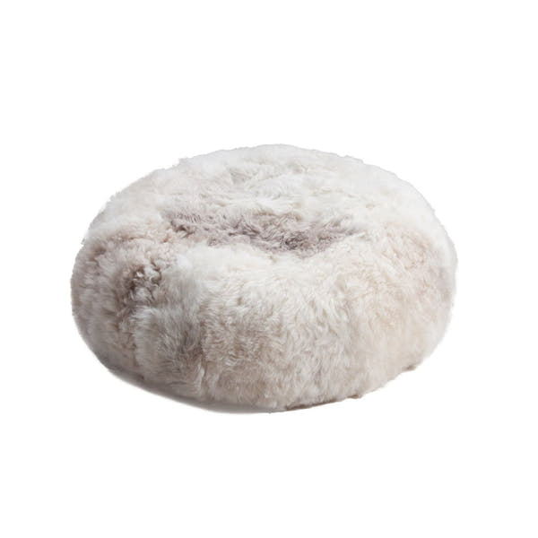 Icelandic Shearling Ottoman Melange #_shape=Rectangle