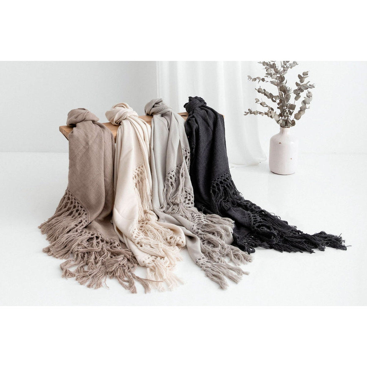 Baby Alpaca Throw COOL Ivory 4