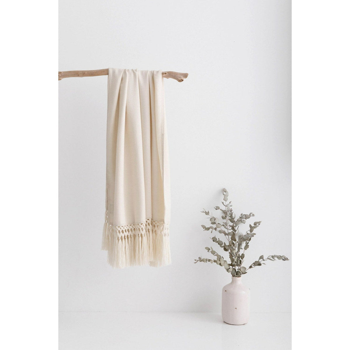 Baby Alpaca Throw COOL Ivory 3