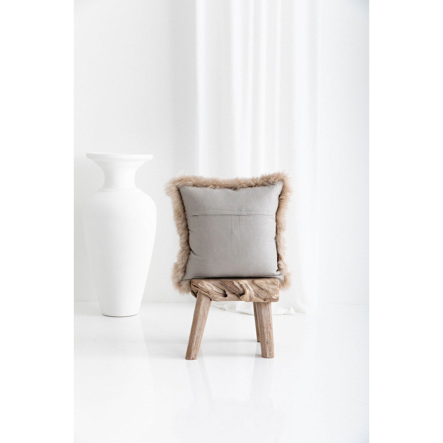 Longwool Sheepskin Cushion Nappa 3