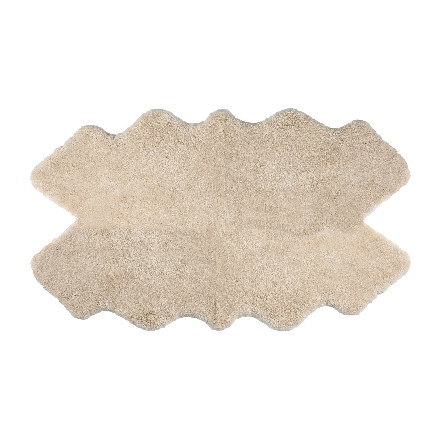 Rug SW 3SC Curly Quarto Sheepskin Oatmeal #_shape=Rectangle