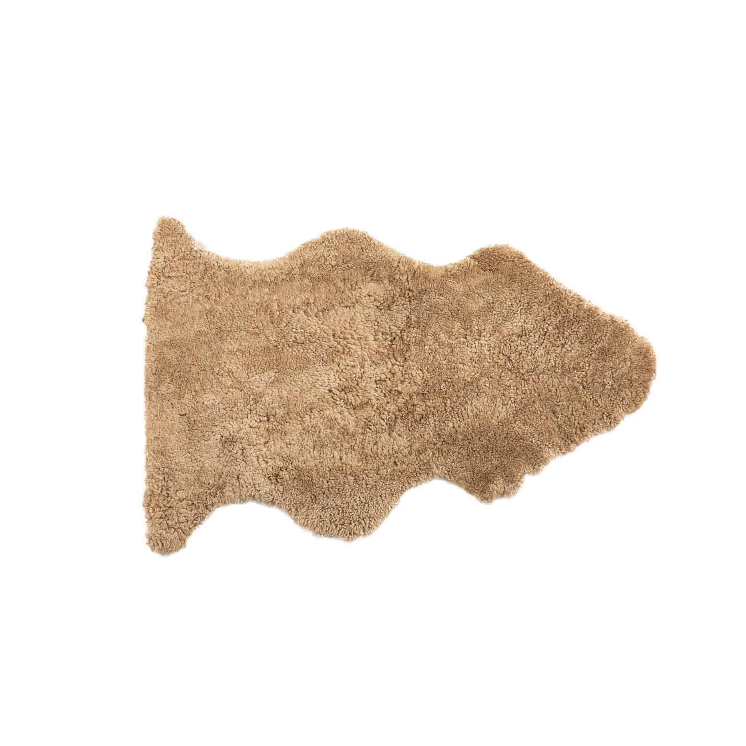 Rug SW 3SC Curly Single Sheepskin Butterscotch #_shape=Rectangle