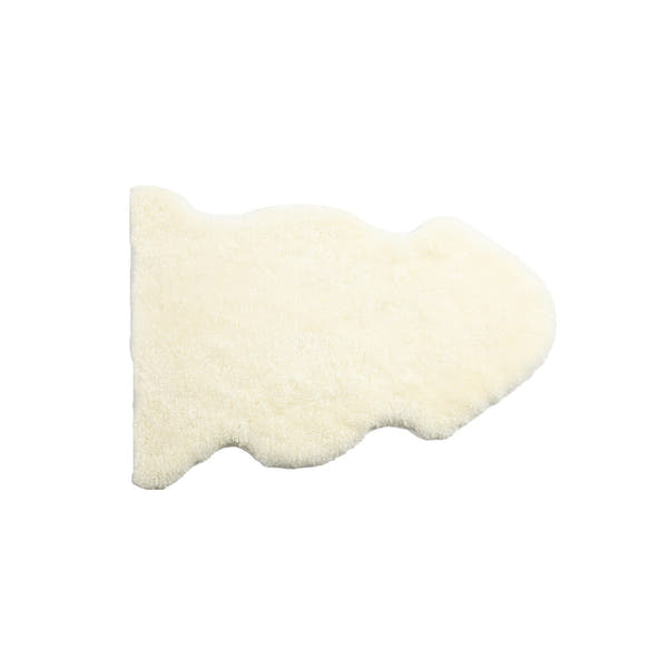 Rug SW 3SC Curly Single Sheepskin Off White #_shape=Rectangle