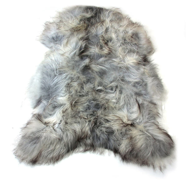 Icelandic Longwool Rug Sheepskin Natural Grey #_shape=Rectangle