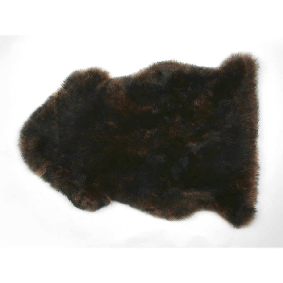 Long Wool Sheepskin Rug Single Cinnamon #_shape=Rectangle