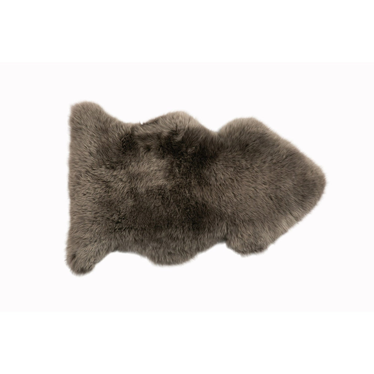 Long Wool Sheepskin Rug Single Fossil #_shape=Rectangle