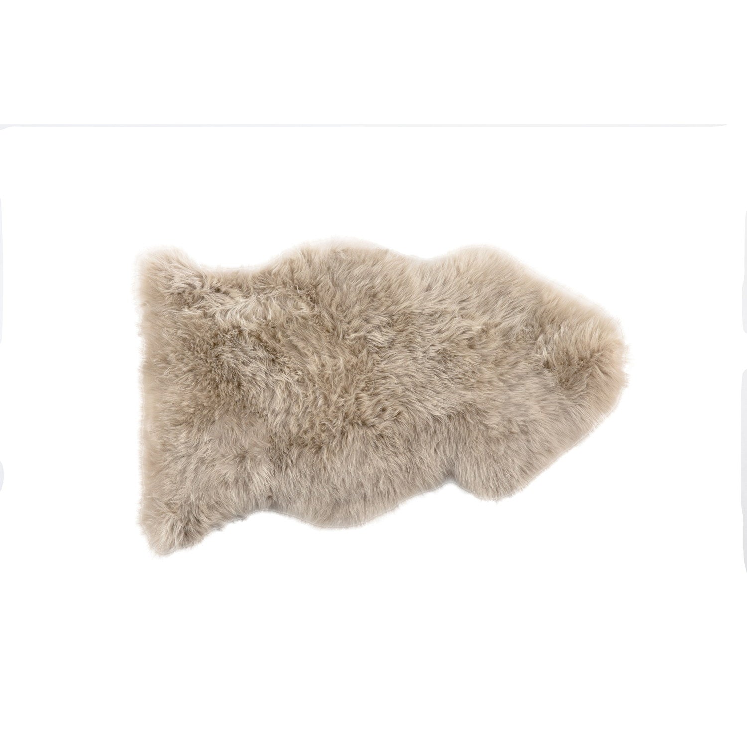 Long Wool Sheepskin Rug Single Nappa #_shape=Rectangle