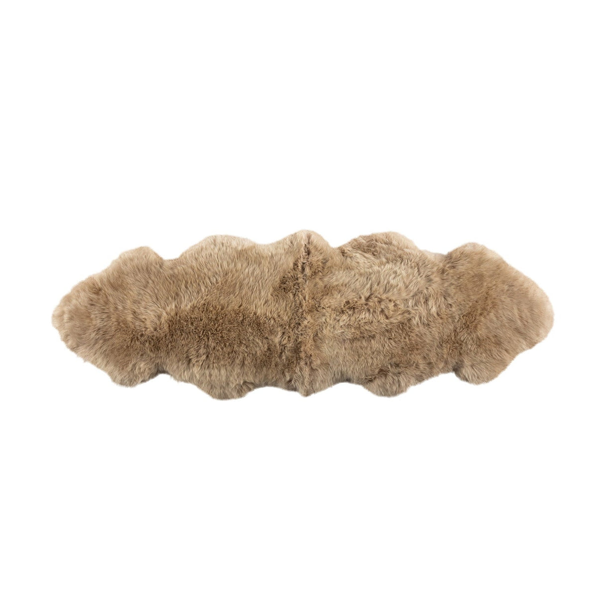 Long Wool Sheepskin Rug Double Nappa #_shape=Rectangle