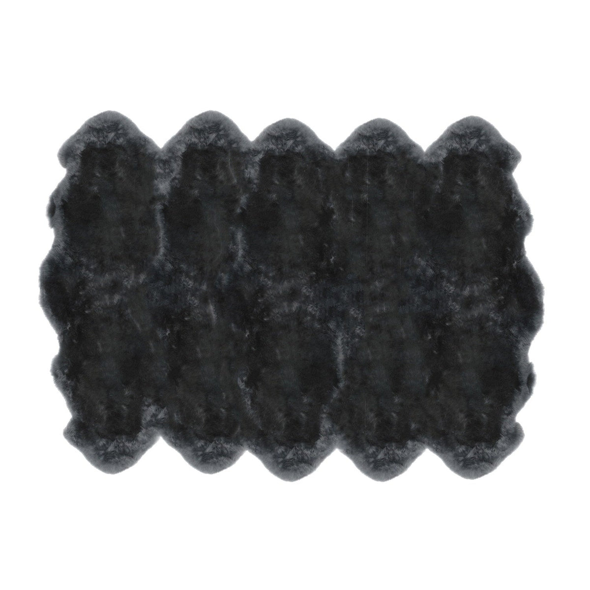 Long Wool Sheepskin Rug in Steel – New Zealand & Australian Hides