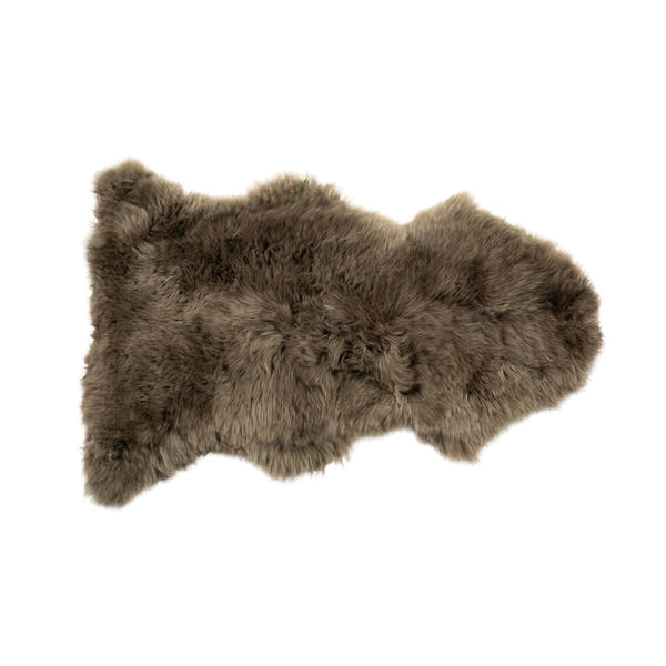 Long Wool Sheepskin Rug Single Moss #_shape=Rectangle