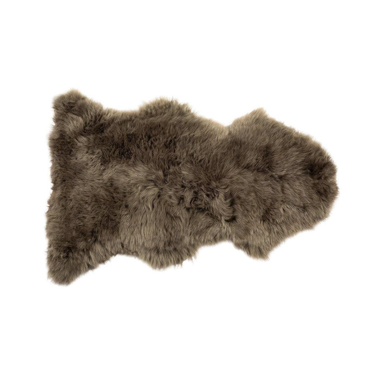 Long Wool Sheepskin Rug Single Moss #_shape=Rectangle
