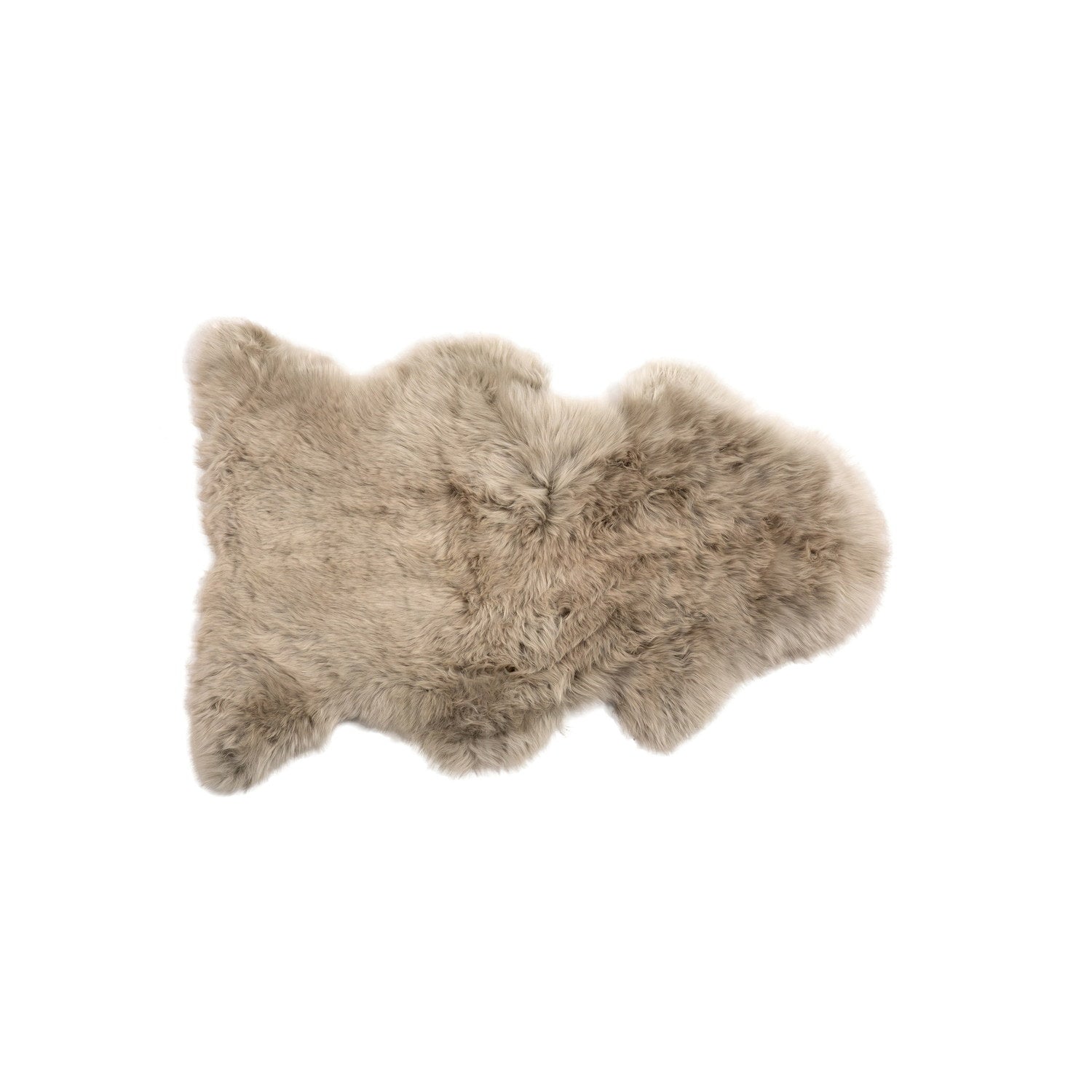 Long Wool Sheepskin Rug Single Tan #_shape=Rectangle