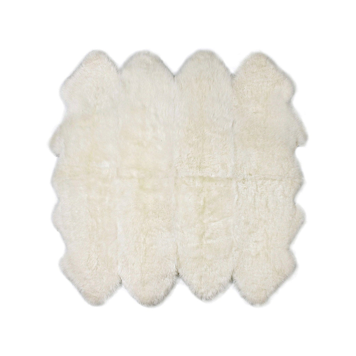 Long Wool Sheepskin Rug in Ivory – New Zealand & Australian Hides
