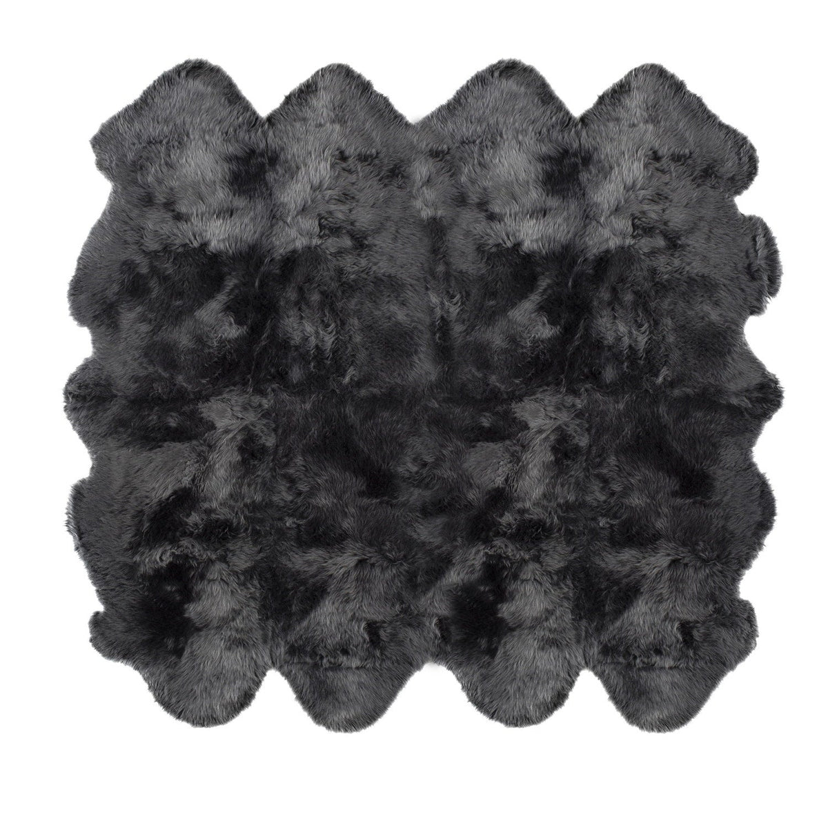 Long Wool Sheepskin Rug in Steel – New Zealand & Australian Hides