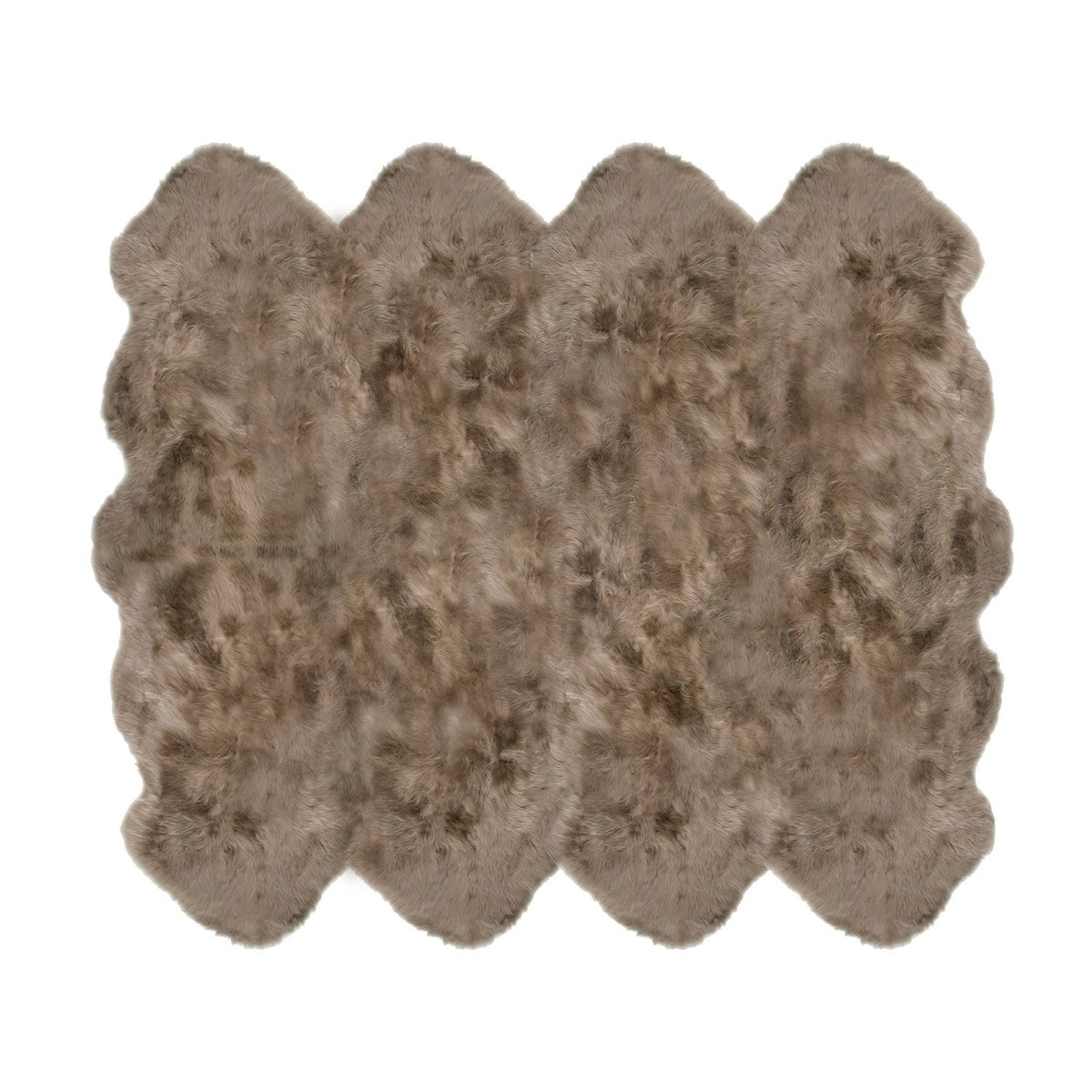 Long Wool Sheepskin Rug in Taupe – New Zealand & Australian Hides