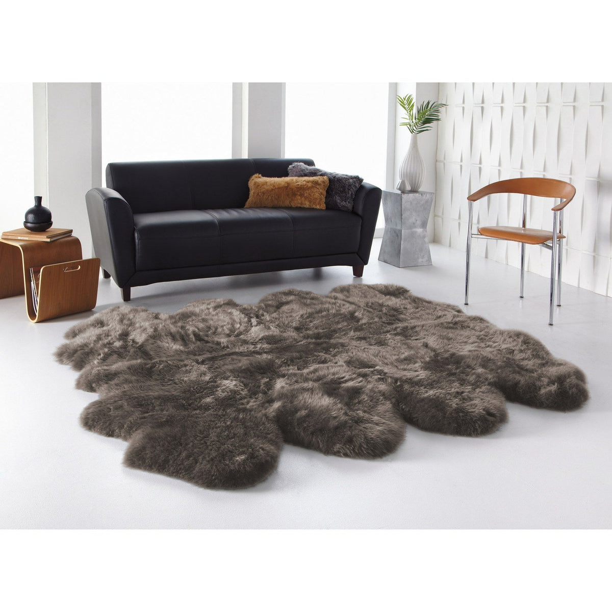 Long Wool Sheepskin Rug Octo Vole 2