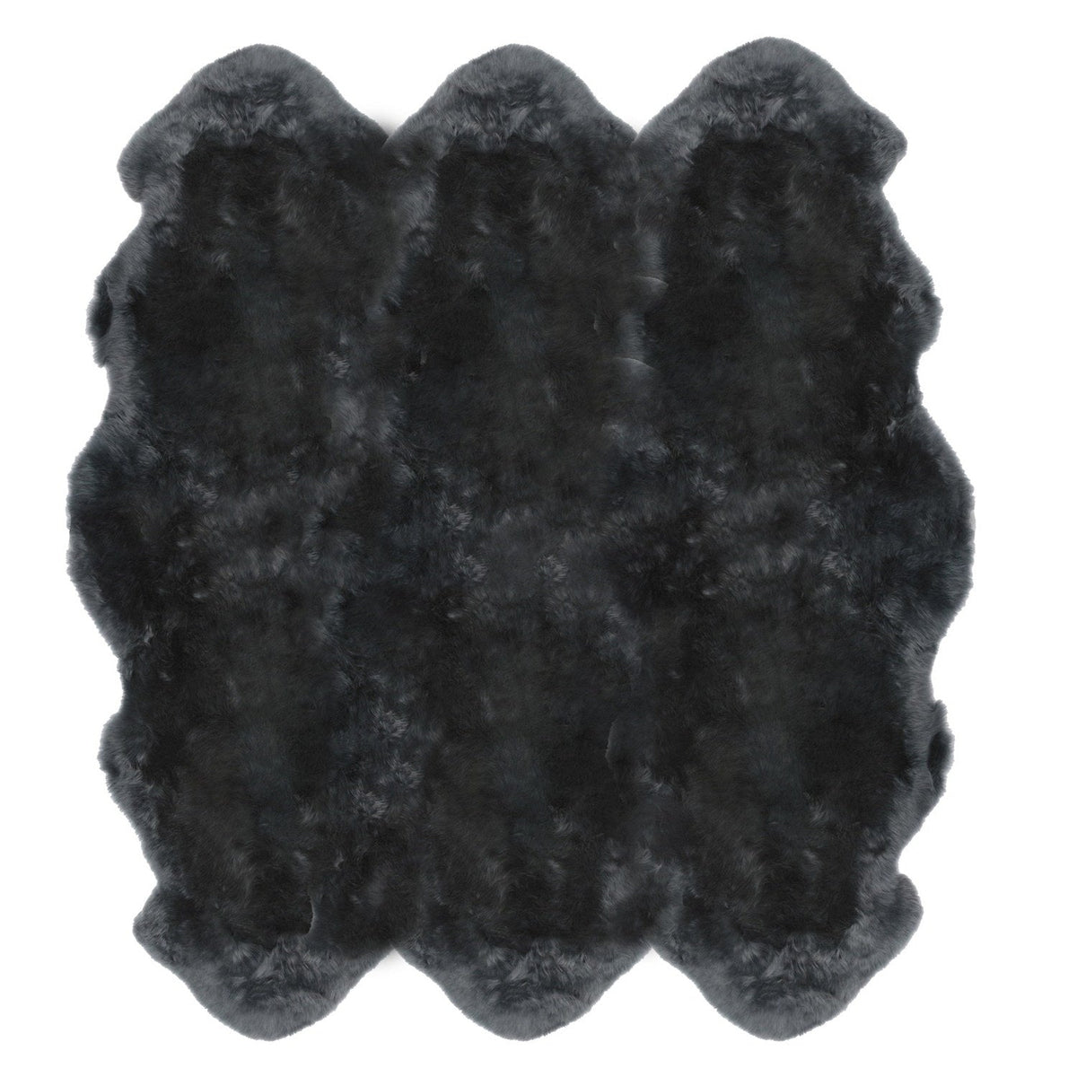 Long Wool Sheepskin Rug in Steel – New Zealand & Australian Hides